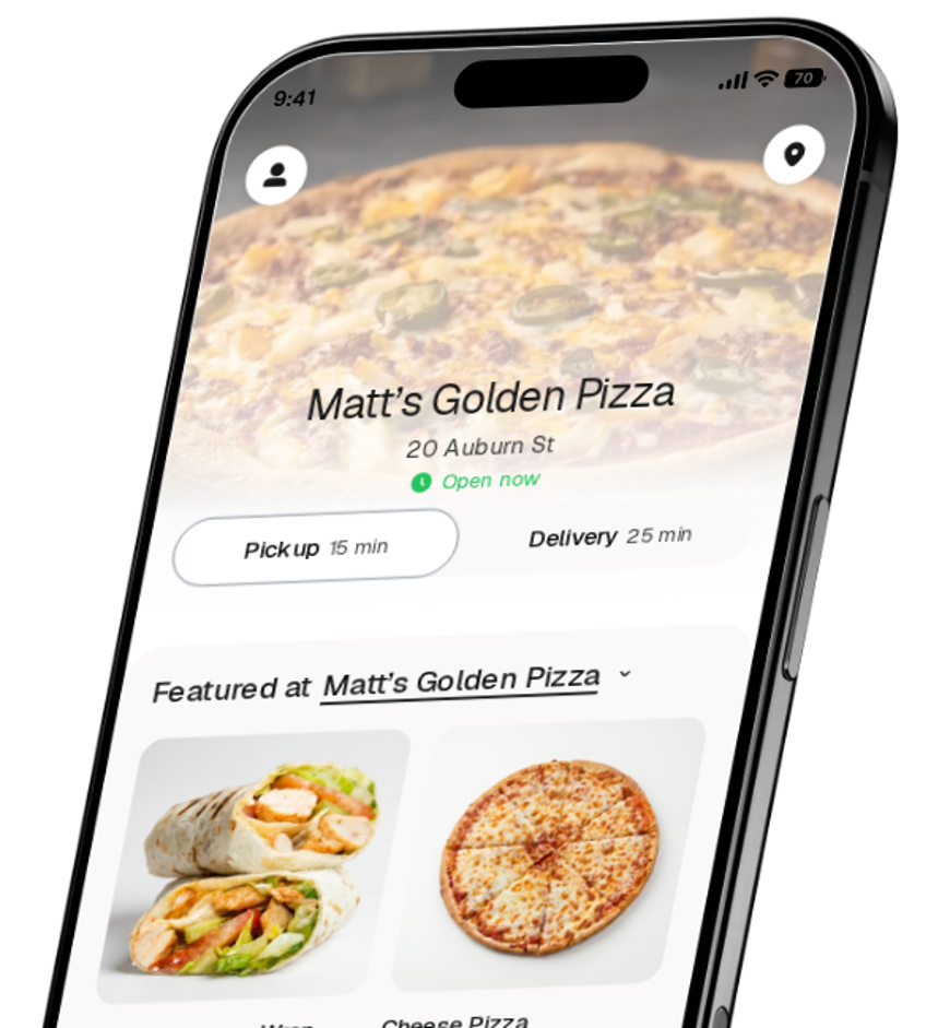Matt’s Golden Pizza app preview