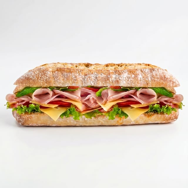 Ham and Cheese Sub.